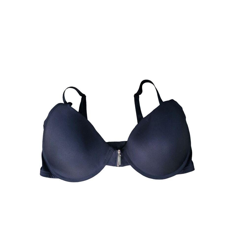 Rampage Intimates Bra 42DD Womens Black Underwired Padded Adjustable Straps